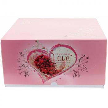 10 x Tortenbox Love - 30 x 30 x 15 cm